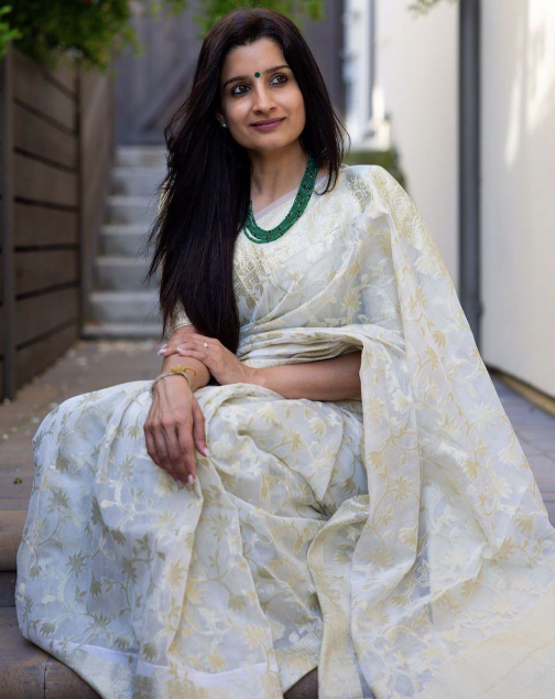 Soft Lichi Silk Fancy Saree Catalog