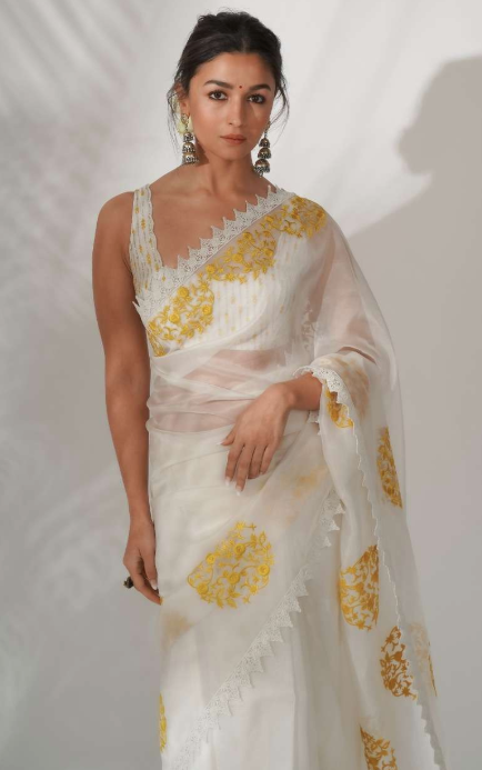 ORGANZA SILK WITH EMBROIDERY WORK SAREE COLLECTION