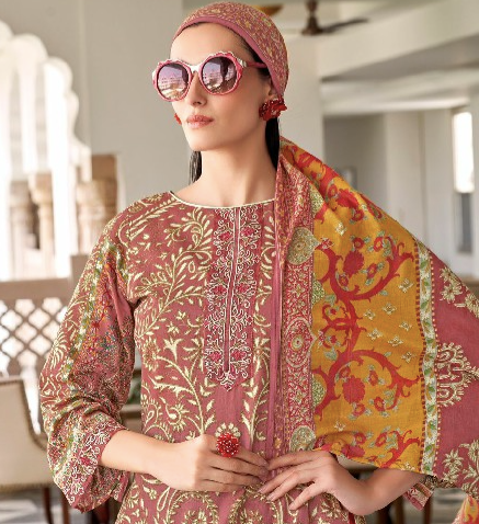 PURE CAMBRIC COTTON PAKISTANI STYLE UNSTITCH SALWAR KAMEEZ SUPPLIER