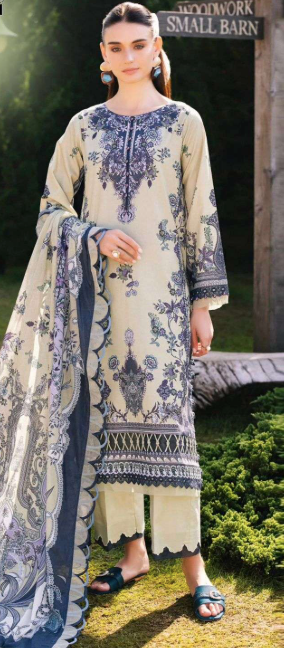 pure lawn designer pakistani suit